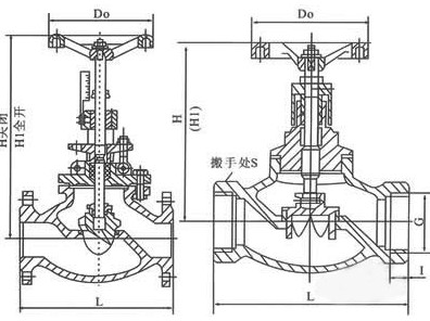 T40手動調節閥結構圖